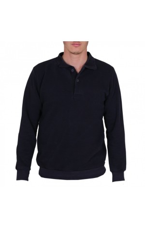 Polo Yaka Sweatshirt